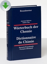 W&ouml;rterbuch der Chemie Deutsch-Franz&ouml;sisch / Franz&ouml;sisch-Deutsch &ndash; CD/Download - Anton&iacute;n Kučera, Andr&eacute; Clas