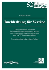 Buchhaltung f&uuml;r Vereine - Wolfgang Pfeffer