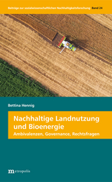 Nachhaltige Landnutzung und Bioenergie - Bettina Hennig