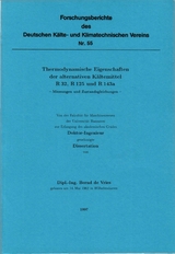 Thermodynamische Eigenschaften der alternativen K&auml;ltemittel R 32, R 125 und R 143 a - Bernd de Vries