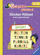 Leserabe: Sticker-R&auml;tsel zum Lesenlernen (3. Lesestufe) - Lena Hofmann