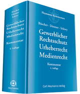 Gewerblicher Rechtsschutz, Urheberrecht Medienrecht - Büscher, Prof. Dr. Wolfgang; Dittmer, Dr. Stefan; Schiwy, Prof. Dr. jur. Peter