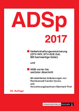 ADSp 2017 mit Erl&auml;uterungen - Carsten Vyvers, Eberhard Thiel
