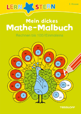 LERNSTERN Mein dickes Mathe-Malbuch Rechnen bis 100/ Einmaleins - Sabine Schwertf&uuml;hrer