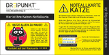 Notfallkarte 'Katze'