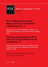 IFLA Cataloguing Principles: Steps towards an International Cataloguing Code, 2 - 