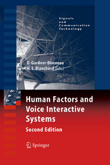 Human Factors and Voice Interactive Systems - 