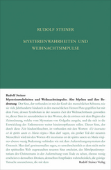Mysterienwahrheiten und Weihnachtsimpulse - Steiner, Rudolf; Leubin, Andrea