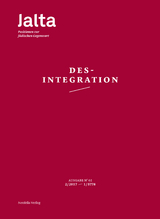 Desintegration - Caspar Battegay, Madeleine Bernstorff, Binswanger Friedman, Micha Brumlik, Marina Chernivsky, Leah Carola Czollek, Max Czollek, Arnold Dreyblatt, Fransiska F&uuml;chsl, Daniel Kahn, Arkadij Khaet, Kathrin Krahl, Esra K&uuml;&ccedil;&uuml;k, Daniel Laufer, Mehdi Moradpour, Frederek Musall, Karin Neutel, Ruth Novaczek, Hannah Peaceman, Massimo Perinelli, Gudrun Perko, Gail Twersky Reimer, Dotschy Reinhardt, Anna Schapiro, Rina Soloveitchik, Lea Wohl Von Haselberg, Moshe Zuckermann