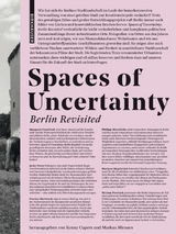 Spaces of Uncertainty - Berlin revisited - 