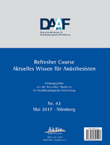 Refresher Course Anästhesie 2017 - Deutsche Akademie f. Anästhesiologische Fortbildung