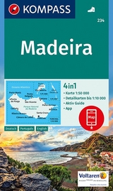 KOMPASS Wanderkarte Madeira - 