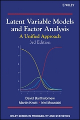 Latent Variable Models and Factor Analysis - David J. Bartholomew, Martin Knott, Irini Moustaki