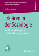 Erkl&auml;ren in der Soziologie - Andrea Maurer