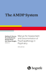 The AMDP System: Manual for Documentation in Psychiatry - 