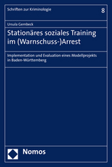 Station&auml;res soziales Training im (Warnschuss-)Arrest - Ursula Gernbeck