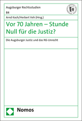 Vor 70 Jahren - Stunde Null f&uuml;r die Justiz? - 