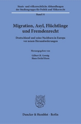 Migration, Asyl, Fl&uuml;chtlinge und Fremdenrecht. - 