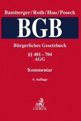 Bürgerliches Gesetzbuch Band 2: §§ 481-704, AGG - 