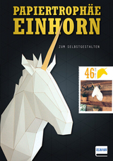 Papiertroph&auml;e Einhorn zum Selbstgestalten -  Tougui