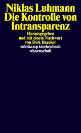 Die Kontrolle von Intransparenz - Niklas Luhmann