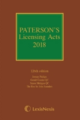 Paterson's Licensing Acts 2018 - 