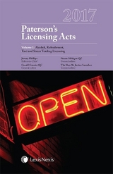 Paterson's Licensing Acts 2017 - 