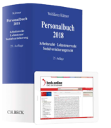 Personalbuch 2018 - Röller, Jürgen; Küttner, Wolfdieter
