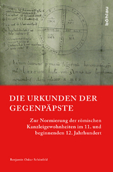 Die Urkunden der Gegenp&auml;pste - Benjamin Oskar Sch&ouml;nfeld