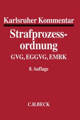 Karlsruher Kommentar zur Strafprozessordnung - 