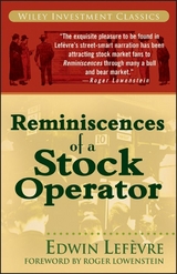 Reminiscences of a Stock Operator - Edwin Lef&egrave;vre