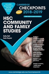 Cambridge Checkpoints HSC Community and Family Studies 2018-19 and Quiz Me More - Rayner, Kate; Bell, Kelly