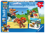 Ravensburger Kinderpuzzle - 09239 Team auf 4 Pfoten - Puzzle f&uuml;r Kinder ab 5 Jahren, Paw Patrol Puzzle mit 3x49 Teilen