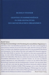 Geistige Zusammenhänge in der Gestaltung des menschlichen Organismus - Steiner, Rudolf; Rudolf Steiner Nachlassverwaltung