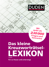 Das kleine Kreuzwortr&auml;tsel-Lexikon -  Dudenredaktion
