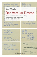 Der Vers im Drama - J&ouml;rg Wesche