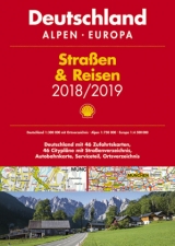 Shell Stra&szlig;en & Reisen 2018/19 Deutschland 1:300.000, Alpen, Europa