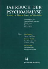 Jahrbuch der Psychoanalyse / Band 74: L&uuml;ge - 