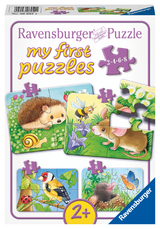 Ravensburger Kinderpuzzle - 06952 S&uuml;&szlig;e Gartenbewohner - my first puzzle mit 2,4,6,8 Teilen - Puzzle f&uuml;r Kinder ab 2 Jahren