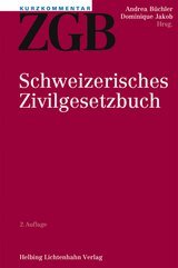 Kurzkommentar ZGB - Arnet, Ruth; Baumann Lorant, Roman; Brozzo, Patrick; Büchler, Andrea; Bürgi, Urs; Cantieni, Linus; Cottier, Michelle; Domej, Tanja; Dörr Bühlmann, Bianka S.; Dusil, Stephan; Fankhauser, Roland; Gassmann, Jürg; Genna, Gian Sandro; Geyer, Stefan; Götschi, Antje; Grüninger, Harold; Häfeli, Christoph; Hotz, Sandra; Jakob, Dominique; Künzle, Hans Rainer; Ludwig, Claudio; Maranta, Luca; Marro, Pierre-Yves; Meyer Honegger, Caroline B.; Michel, Margot; Mordasini-Rohner, Claudia M.; Mösch Payot, Peter; Pfaffinger, Monika; Rosch, Daniel; Rusch, Martina; Schlatter, Christina; Schmidt, Céline P.; Schmid-Tschirren, Christina; Schuler-Scheurer, Anna; Stehli, Claudia; Thier, Andreas; Thurnherr, Christoph; Uhl, Matthias; Vetterli, Rolf; Weber, Marc; Wider, Diana; Zelger, Ulrich; Büchler, Andrea; Jakob, Dominique