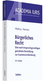 B&uuml;rgerliches Recht - Dieter Medicus, Jens Petersen