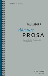 Absolute Prosa - Paul Adler