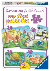 Ravensburger Kinderpuzzle - 06951 Niedliche Haustiere - my first puzzle mit 2,4,6,8 Teilen - Puzzle f&uuml;r Kinder ab 2 Jahren