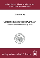 Corporate Bankruptcies in Germany. - Barbara Flaig