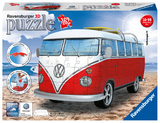 Ravensburger 3D Puzzle 12516 - Volkswagen T1 - Surfer Edition - 162 Teile