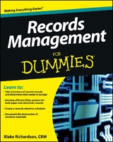 Records Management For Dummies