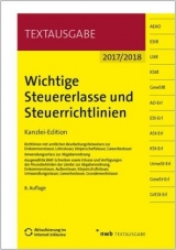 Wichtige Steuererlasse und Steuerrichtlinien - 