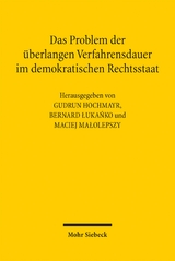 Das Problem der &uuml;berlangen Verfahrensdauer im demokratischen Rechtsstaat - 
