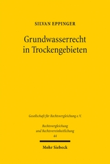 Grundwasserrecht in Trockengebieten - Silvan Eppinger