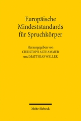 Europ&auml;ische Mindeststandards f&uuml;r Spruchk&ouml;rper - 